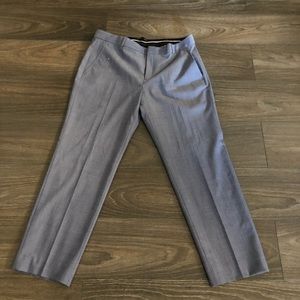 Grey/Blue never worn Straight leg front pleat pant